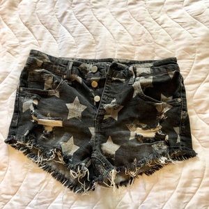 Star Jean Shorts